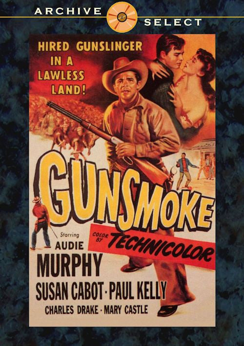 Gunsmoke 1953 DVD Audie Murphy Charles Drake Susan Cabot Paul Kelly restored 