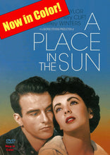 Load image into Gallery viewer, "A Place in the Sun" COLORIZED Montgomery Clift Elizabeth Taylor Shelley  “An American Tragedy” 