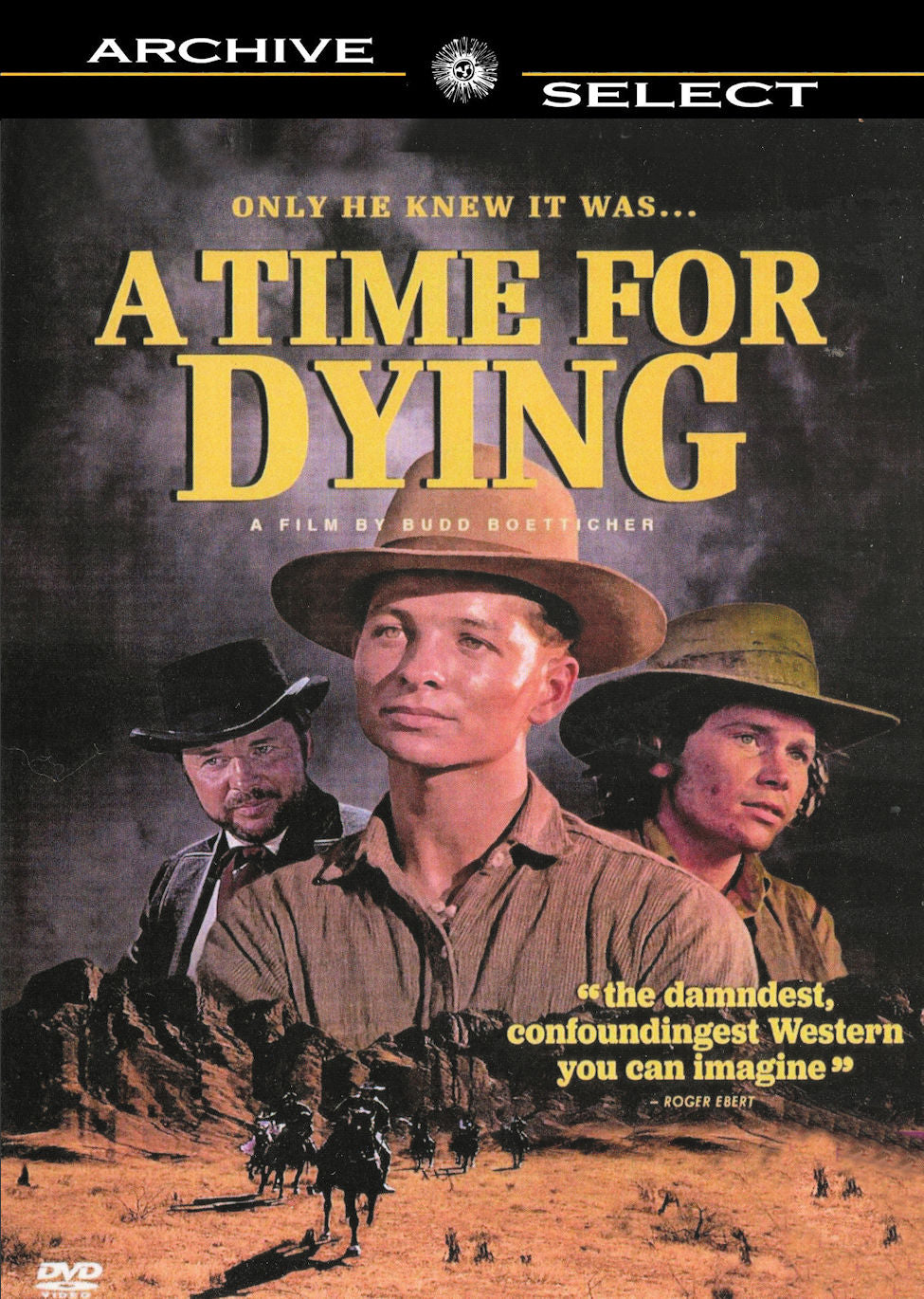 A Time for Dying 1969 DVD Audie Murphy's final film Richard Lapp Victor Jory Budd Boetticher 