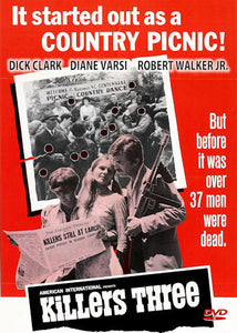 Killers Three DVD 1968 Dick Clark Robert Walker Jr. Merle Haggard plays in US "Mama Tried"