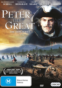 Peter the Great 1986 4-disc DVD set Maximilian Schell Vanessa Redgrave Omar Sharif Laurence Olivier 